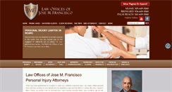 Desktop Screenshot of josefrancisco-lawyers.com