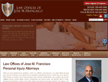 Tablet Screenshot of josefrancisco-lawyers.com